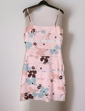 Floral Pink Multicoloured, Layered Sundress With Slight Defect Size 