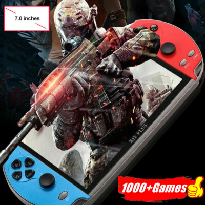 X12 Plus 7'' 16GB Handheld Spielkonsole Retro Game Console für Kinder Erwachsene