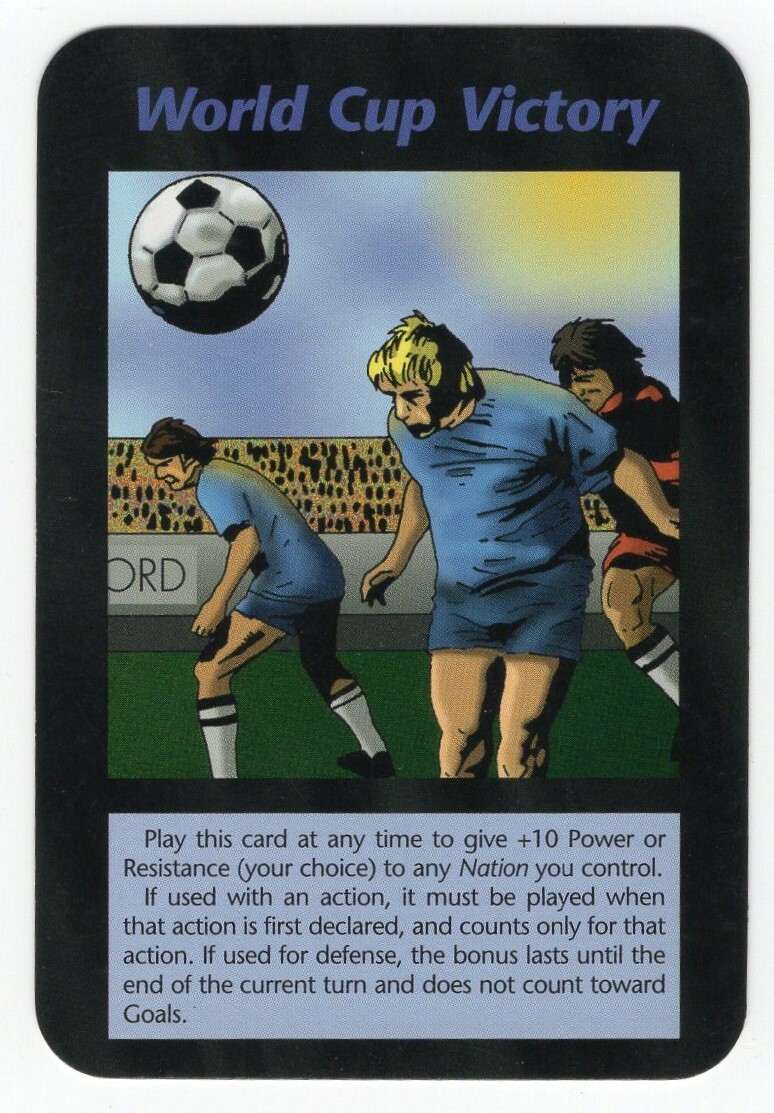 World Cup Victory Card New World Order Illuminati RARE INWO Steve