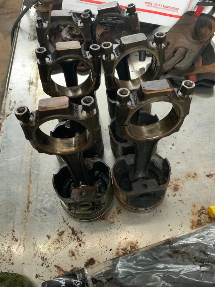 6 Piston for 1986-2001 Ford Ranger Taurus Mercury Sable Mazda B3000 3.0L OHV - Image 3 of 4