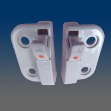 1-Pr AutoReset Child Safety Fall Prevention Device WOCD 1775FM-WHITE Window Lock