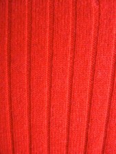 Womens Red 100 Cashmere Vest Italy Sz M Medium Fioviana V Neck Tie Front