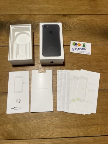 Boîte Vide iPhone 7 128go Noir + Notices + Cale + Outil Carte Sim - 第 1/5 張圖片
