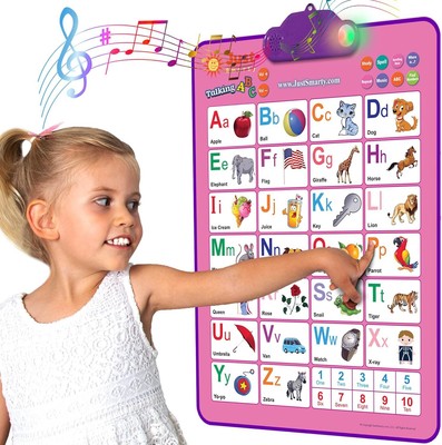 Interactive ABCs & 123s Music Poster | Toy for 2-5 Yrs