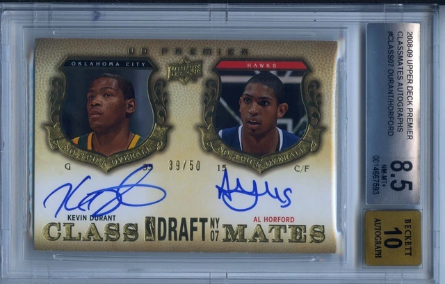 2008-2009 Kevin Durant / Al Horford Classmates Auto NM-MT+ 8.5 2008 /50