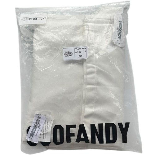 Coofandy Yoga Pants Men's UK Size XL White Elasticated Waist Drawstring - Picture 4 of 9
