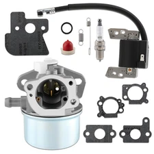Carburetor & Ignition Coil Kit for B&S 694202 693909 692648 499617 790120 499974