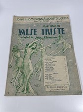 Sibelius Valse Triste John Thompson Sheet Music Willis Music Co
