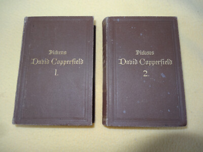 Charles Dickens - David Copperfield - 2 Bände - Reclam Verlag vor 1897