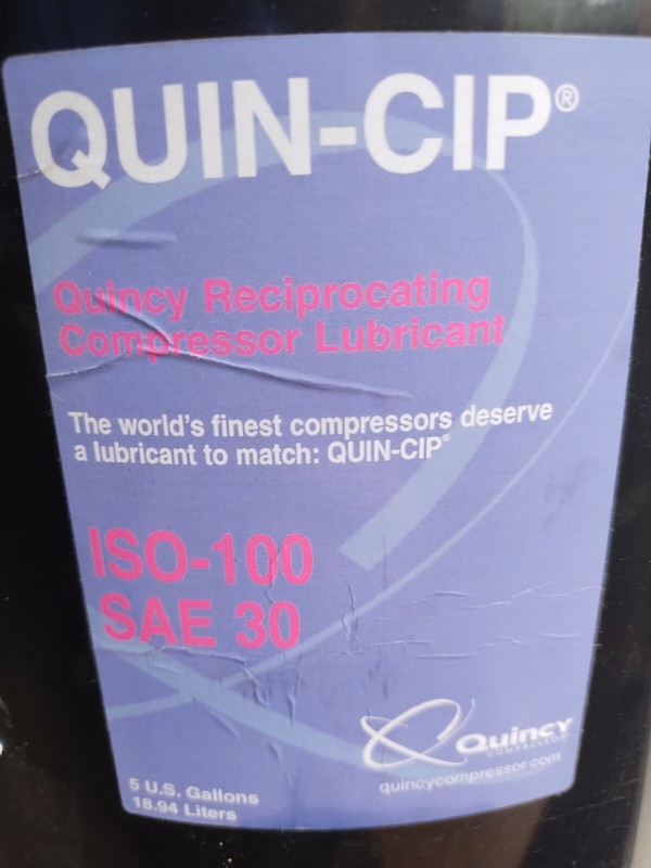 5 Gallon ISO-100 SAE-30 Compressor Lubricant