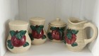 3D Four Piece Salt, Pepper, Creamer & Sugar Set Apple, Cracker Barrel — photo 1