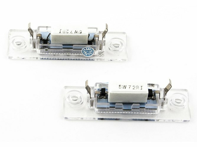 Kit 2 LED License Plate Lighting Modules Peugeot - Citroën - Type 4