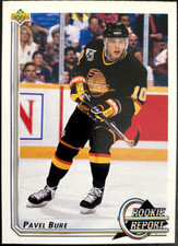 Pavel BURE 1992 Rookie Report Mike Eruzione Upper Deck #362 Vancouver Canucks
