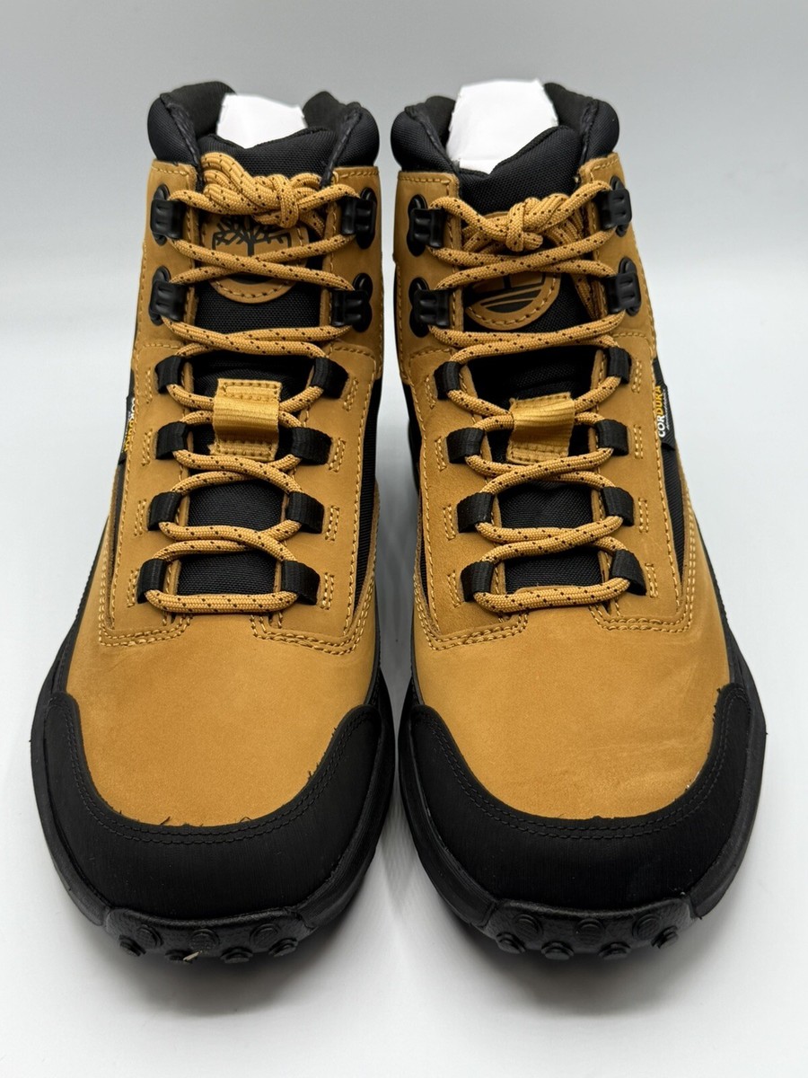 Timberland Men's Converge Mid Lace Up Boot, Wheat/Black Nubuck