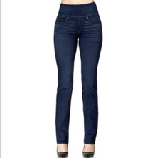 SPANX Jeans  The Signature  Straight  Dark Wash  Size 27