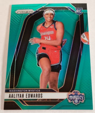 2024 Panini Prizm WNBA #142 Aaliyah Edwards Teal /49 RC