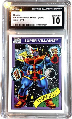 1990 Marvel Universe #79 Thanos CGC 10