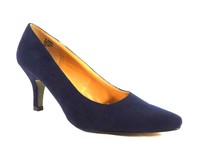 Karen Scott Clancy Pumps Navy Faux Suede 5.5m Karen Scott Clancy Pumps Navy Faux Suede 5.5m