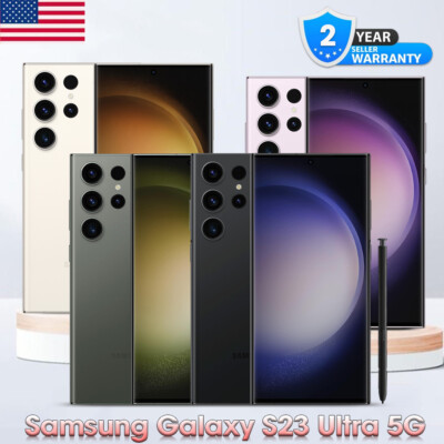 NEW Samsung Galaxy S23 Ultra 5G SM-S918U 256GB | 512GB Factory
