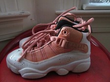 NIKE AIR JORDAN 6 RINGS MADDER ROOT INK KIDS ATHLETIC SHOEES SIZE 11C