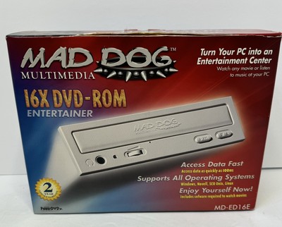 Mad Dog Multimedia 16x DVD-rom Model Md-ed16e