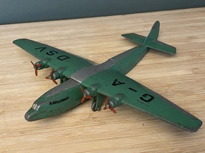 DINKY TOYS #62P ARMSTRONG WHITWORTH RARER NO GLIDING HOLE - COMPLETE- 1945-49