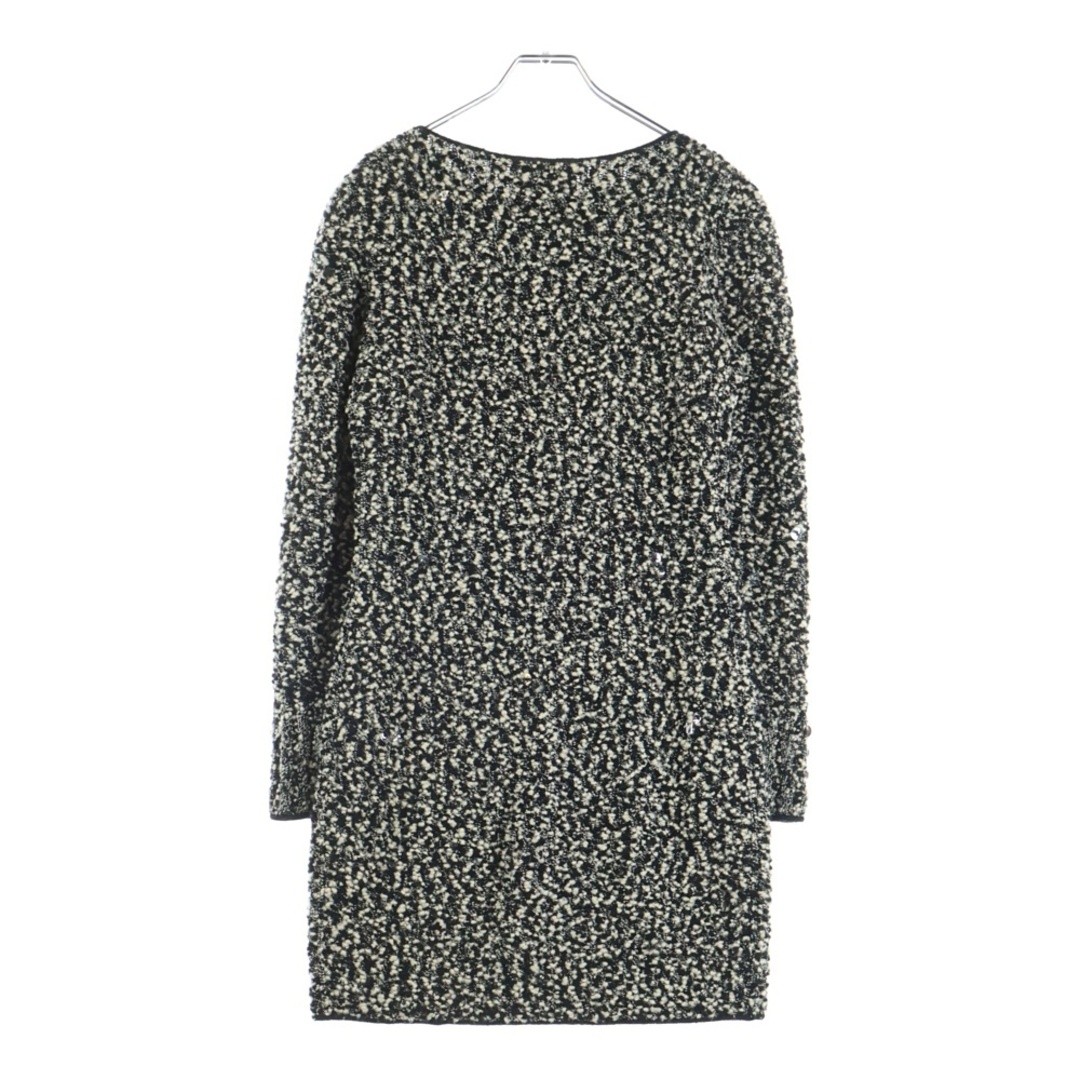 CHANEL 94A Tweed Sequin Dress One Piece Black white Womens Used 4923ca13981a967c thumbnail 2