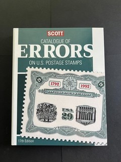 Scott Catalogue of Errors 17th Edition covers all US issues to 2018.