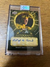Upper Deck Marvel Loki Richard E Grant Autograph Card