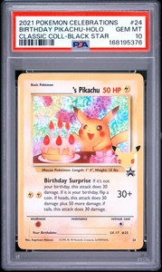Psa 10 Birthday Pikachu | eBay