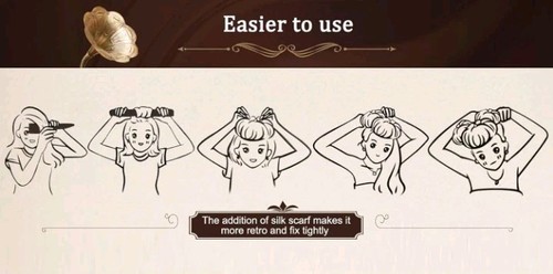 Heatless Hair Curler Overnight Rods Blowout Jumbo, Heatless Curls -3pack Brown - Picture 6 of 8