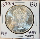 * 1879 S * BU MS++ DIAMOND WHITE GEM!! JAW DROPPING MORGAN SILVER DOLLAR #C2