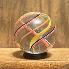 Antique German Handmade Almost Coreless Swirl Marble 11/16 Mint 310