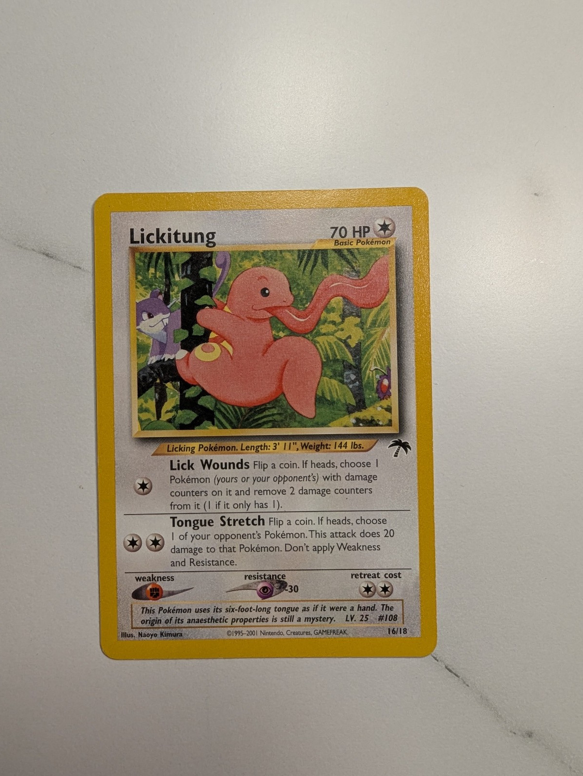 Lickitung 2001 Southern Islands #16/18 Base Price Guide - Sports