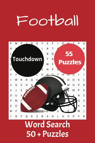 Football Word Search Puzzle Book: Easy-To-Read Sports & Games-image