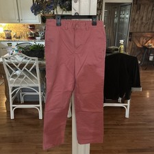 Vineyard Vines Twill Pants Boys Size 18 EUC Jetty Red