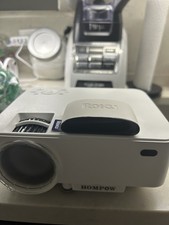 Proyector de escritorio LCD Hompow T20 blanco HDMI USB VGA cine en casa con Roku
