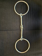 5" Stal nierdzewna Slow-Twist Luźny pierścień Snaffle