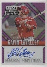 2014 Panini Prizm Perennial Draft Picks Purple /149 Gavin LaValley #89 Auto 0kb5