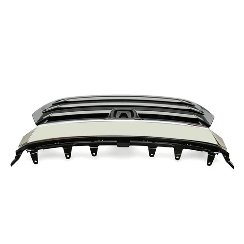 Front Upper Bumper Grille with Chrome Molding For 2019-2022 Honda Insight image 8