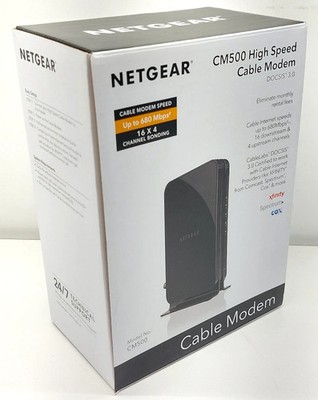 NETGEAR CM500 High Speed Cable Modem - Open Box / Never Used (DOCSIS 3.0)