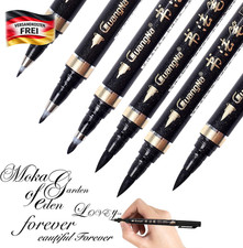 Kalligraphie Set 6 Stifte für Anfänger mit wechselbaren Spitzen, nachfüllbar