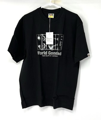 A Bathing Ape NWT Baby Milo A World Home Mad T Shirt Black Men s Large