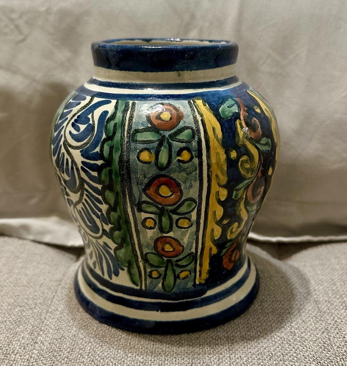 Talavera Vase In Collectible Mexican Pottery for sale | eBay