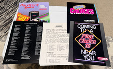 NINTENDO  FACTORY ORIGINAL  PROMO FLYERS W/PA...