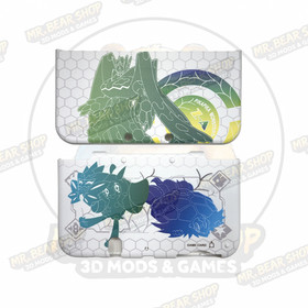 NEW Nintendo 3DS XL/LL Hard Protective Snap-on Cover Case - FREE STYLUS - USA