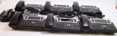 Lot of 6 Yealink Model SIP-T29G Gigabit IP Phones With Handsets READ