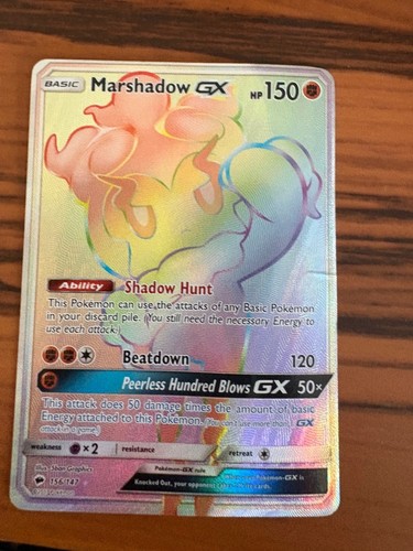 Marshadow GX (Secret) — Burning Shadows