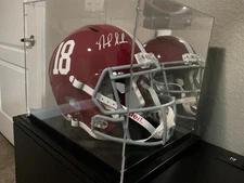 Nick Saban Rep Signed Helmet Alabama Roll Tide