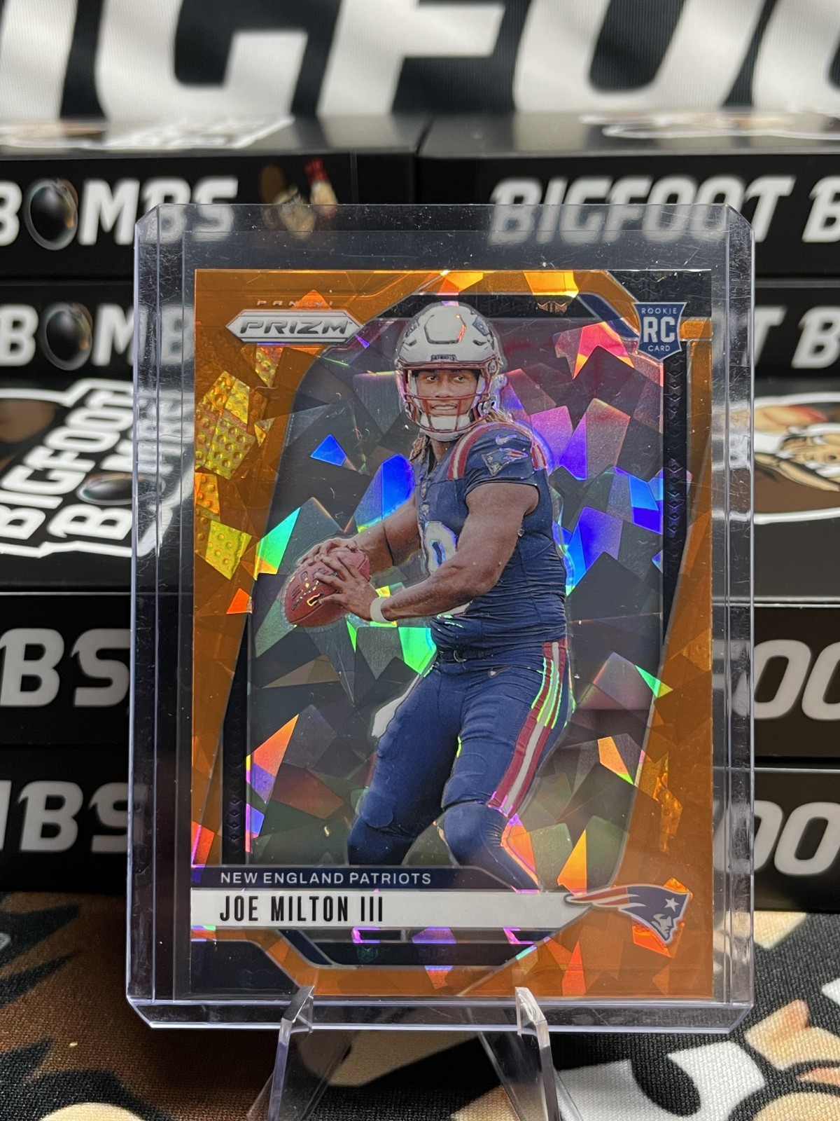 Joe Milton III 2024 Panini Prizm #354 Orange Ice Prizm (RC)